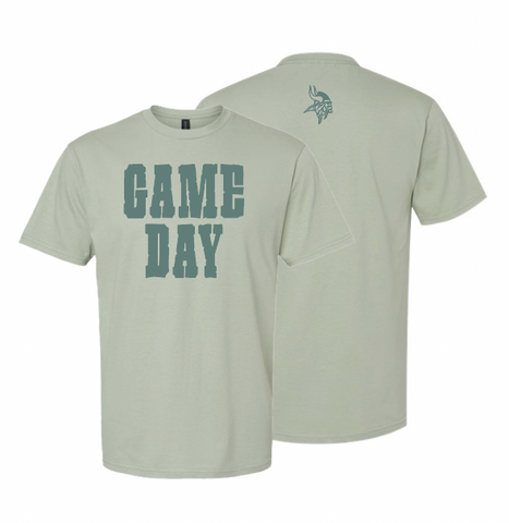 VIKINGS GAME DAY TEE - SAGE