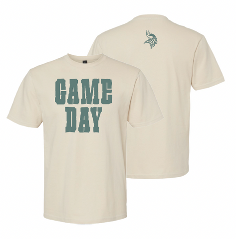 VIKINGS GAME DAY TEE - IVORY