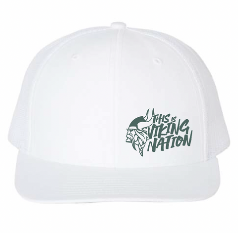 VIKING NATION HAT  -White