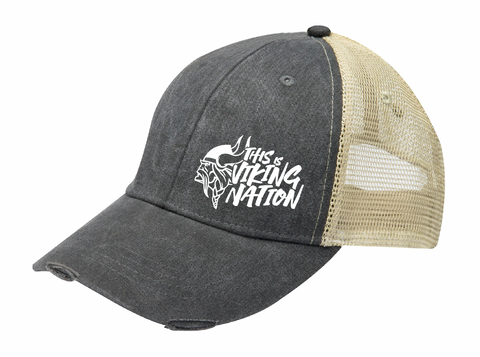 VIKING NATION HAT - Vintage black