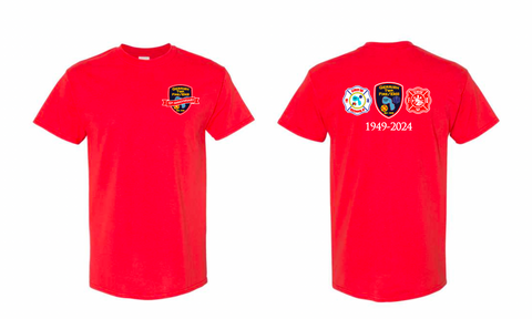 Gerrish 75th - Tee Shirt - Red