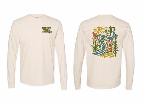 Nature needs Nurture - Ivory long sleeve