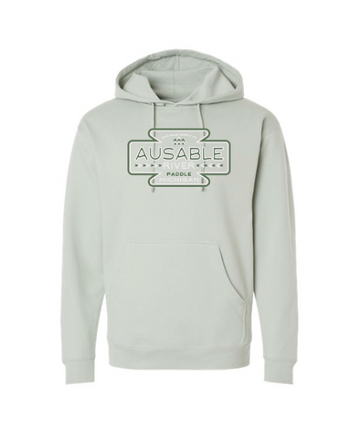 AuSable River - Seafoam hooded fleece