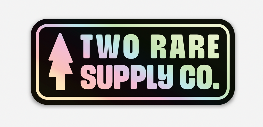 Two Rare Supply Co. Holographic Sticker – Two Rare Design