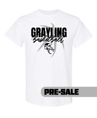 Grayling Girls Basketball - Tee shirt - White