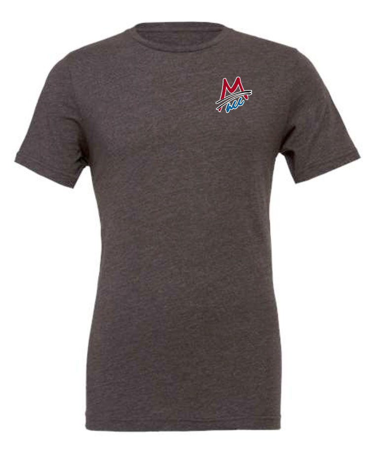 MACC - PRE-ORDER - Bella + Canvas tee shirt - Heather Black (unisex)