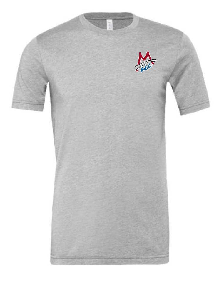 MACC - PRE-ORDER - Bella + Canvas tee shirt - Althletic Gray Heather (unisex)