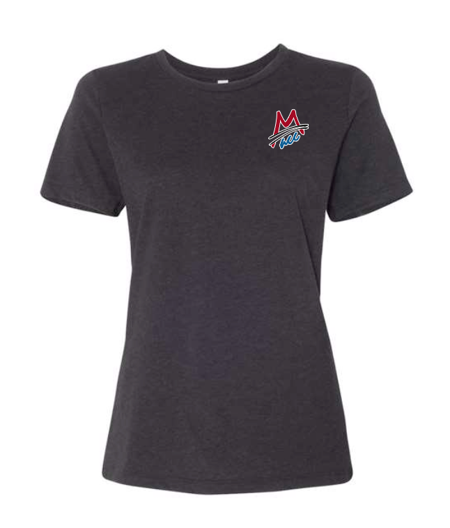 MACC - PRE-ORDER - Bella + Canvas tee shirt - Heather Black (LADIES)
