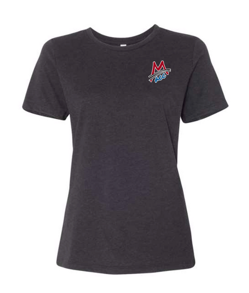 MACC - PRE-ORDER - Bella + Canvas tee shirt - Heather Black (LADIES)