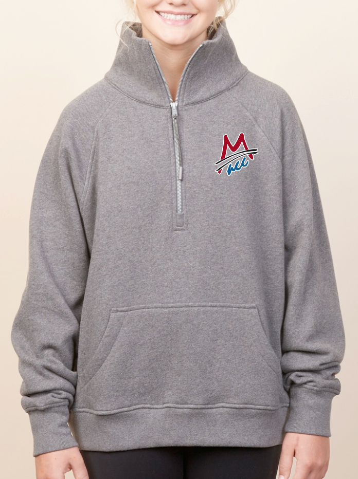 MACC - PRE-ORDER - Enza Fleece 1/4 zip - Charcoal (LADIES)