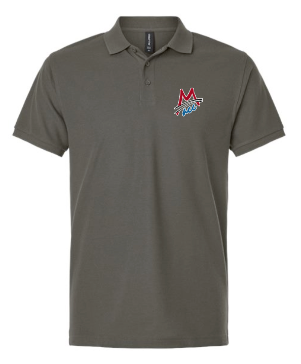 MACC - PRE-ORDER - AllPRO cotton polo - Charcoal (unisex)