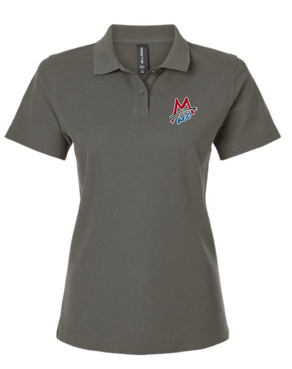 MACC - PRE-ORDER - AllPRO cotton polo - Charcoal (LADIES)