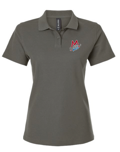 MACC - PRE-ORDER - AllPRO cotton polo - Charcoal (LADIES)