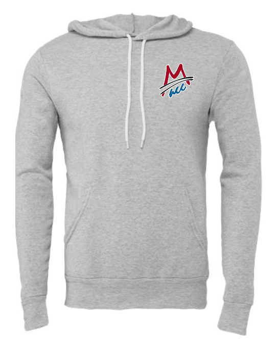 MACC - PRE-ORDER - Bella + Canvas Hooded Fleece - Athletic Heather (UNISEX)