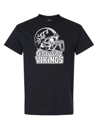 GRAYLING JUNIOR VIKINGS - TEE SHIRT - BLACK