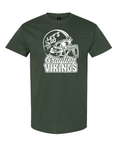 GRAYLING JUNIOR VIKINGS - TEE SHIRT - FOREST GREEN