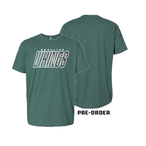 VIKING GEAR PRE-ORDER - TEE SHIRT - HEATHER FOREST