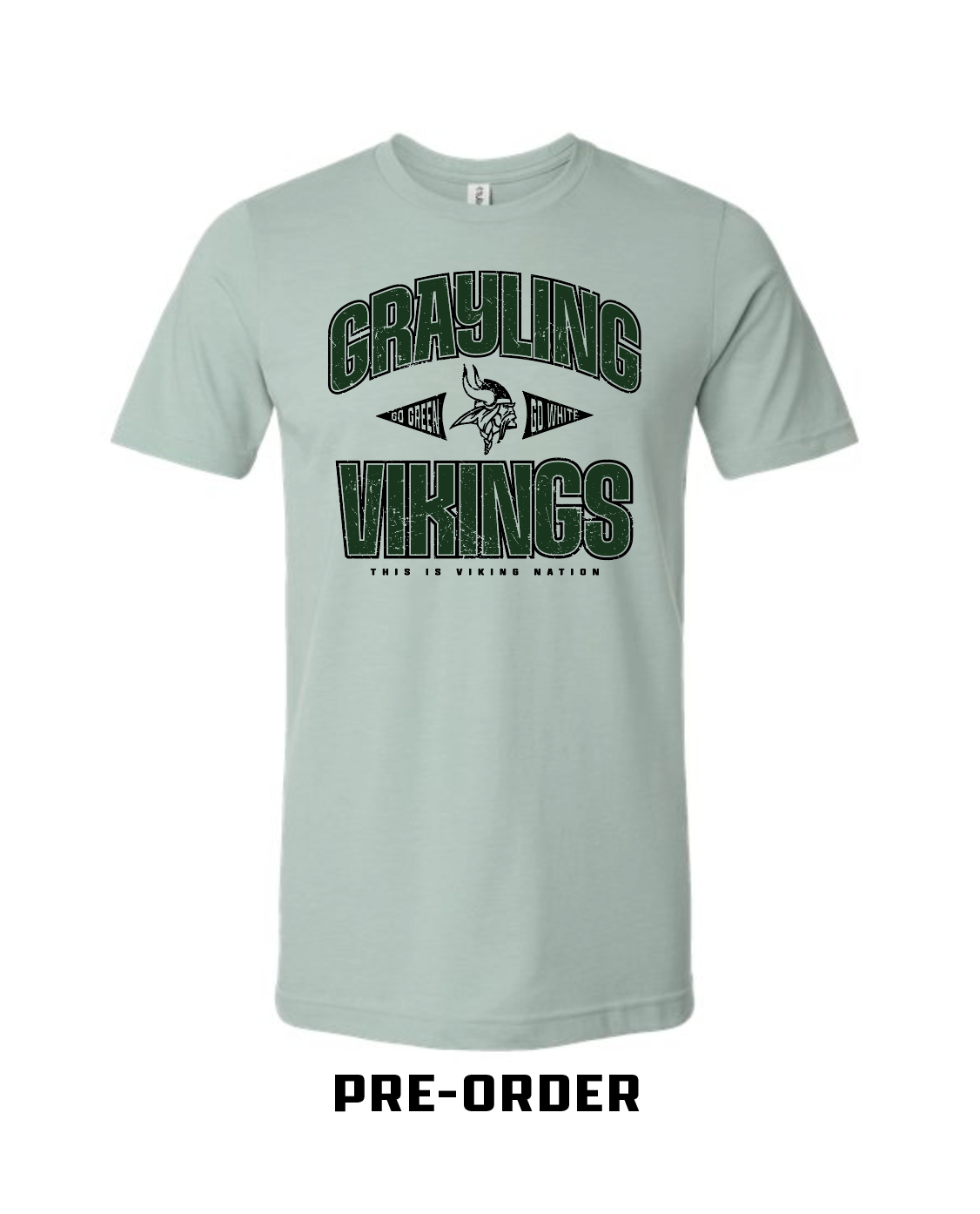VIKING GEAR PRE-ORDER - TEE SHIRT - Light Sage