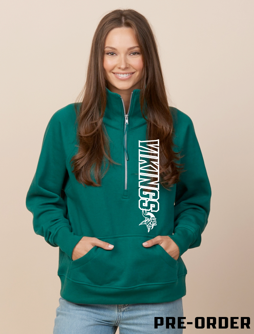 VIKING GEAR PRE-ORDER - FLEECE 1/4 ZIP - ALPINE GREEN