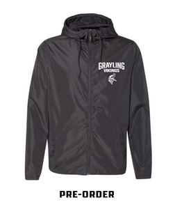 VIKING GEAR PRE-ORDER - WIND BREAKER JACKET - BLACK