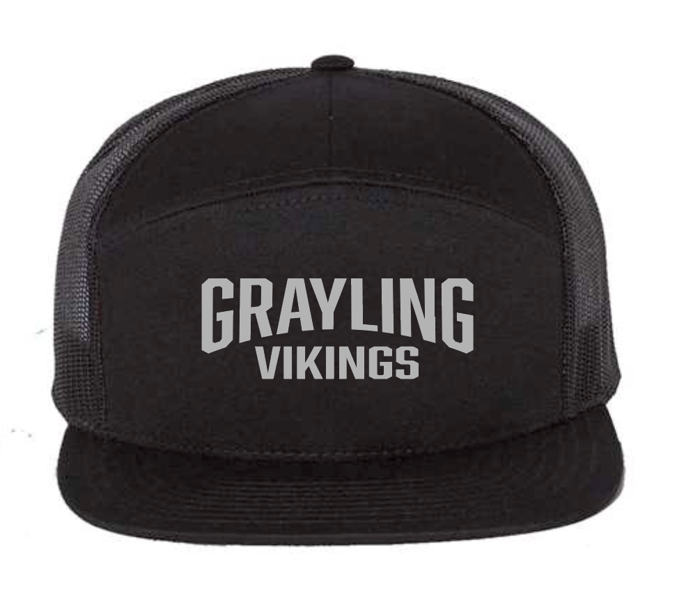 VIKING GEAR PRE-ORDER - Flatbill Hat - BLACK