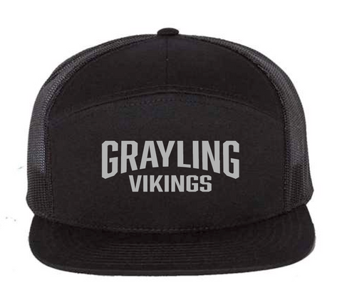 VIKING GEAR PRE-ORDER - Flatbill Hat - BLACK