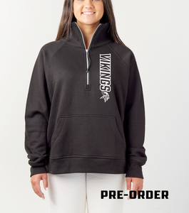 VIKING GEAR PRE-ORDER - FLEECE 1/4 ZIP - BLACK