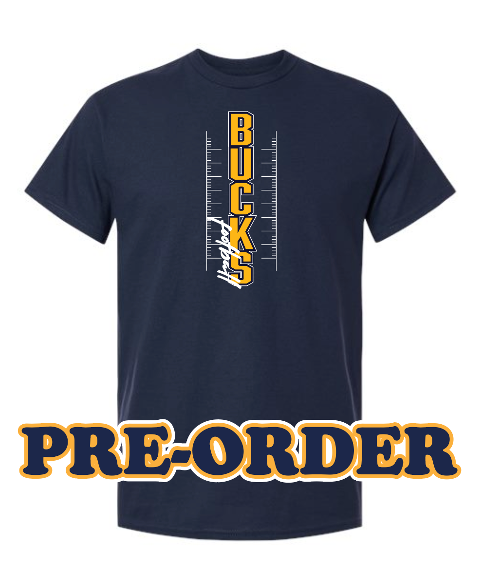 ROSCO FOOTBALL - PRE ORDER - TEE SHIRT - NAVY V2