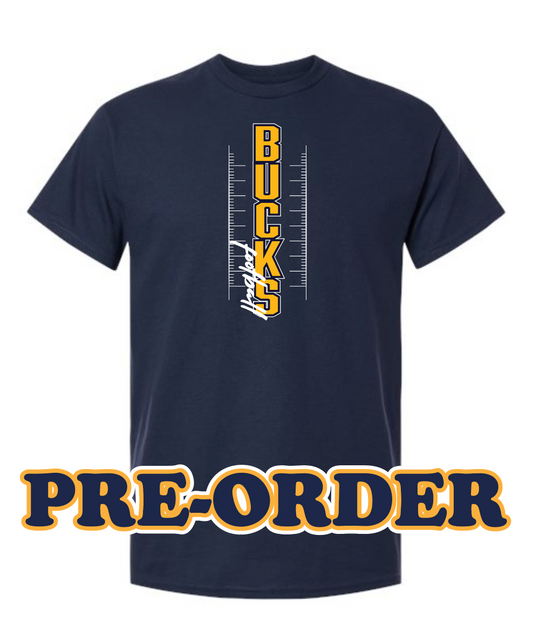 ROSCO FOOTBALL - PRE ORDER - TEE SHIRT - NAVY V2