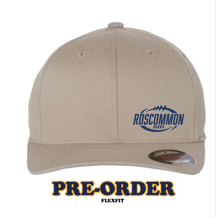 ROSCOMMON FOOTBALL - PRE ORDER - FLEXFIT - SAND V1