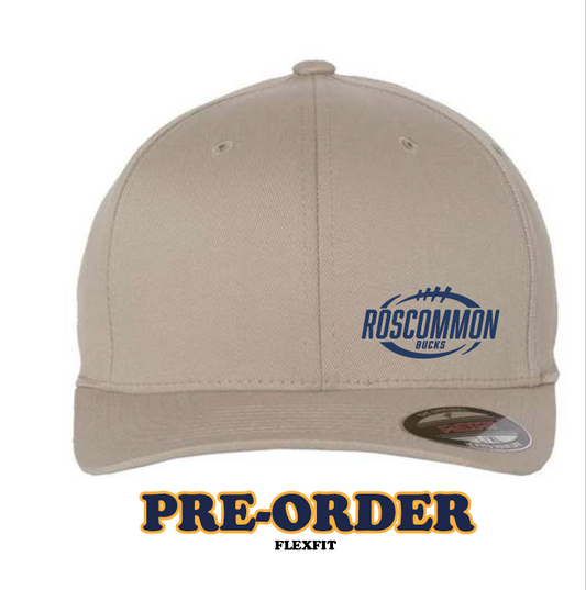 ROSCOMMON FOOTBALL - PRE ORDER - FLEXFIT - SAND V1