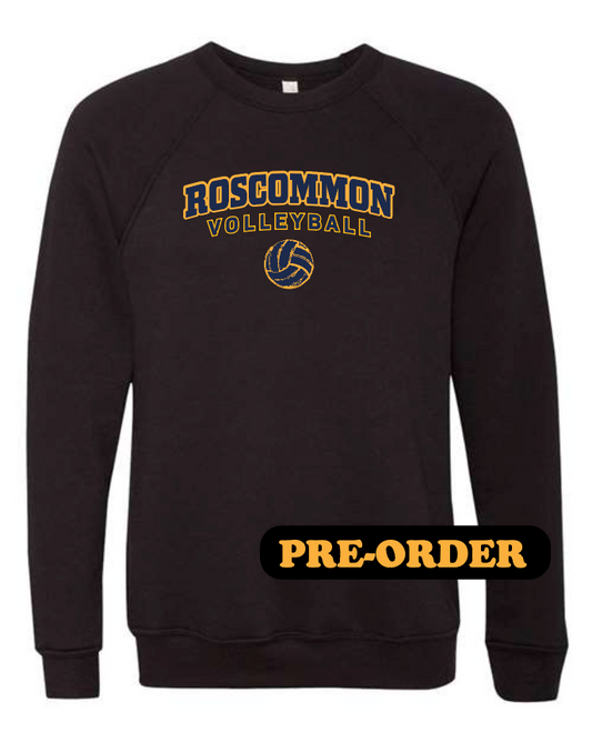 RVB - PRE-ORDER - Bella Canvas - Black Crewneck Fleece