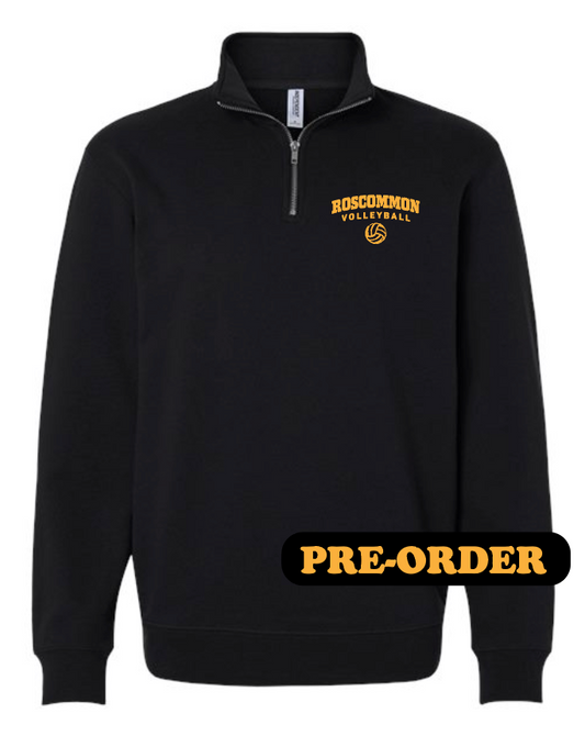 RVB - PRE-ORDER - 1/4 Zip Fleece - Black