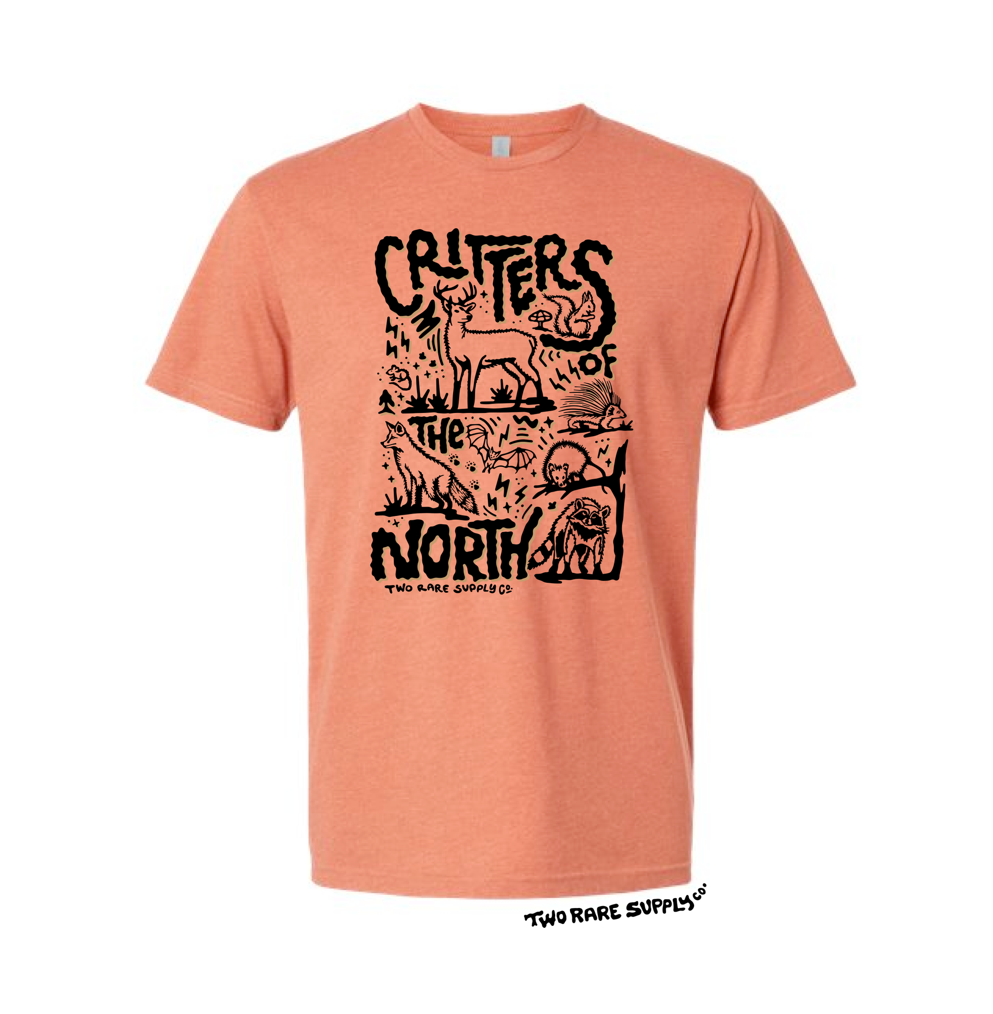 Critters of the North - Heather Red Tee